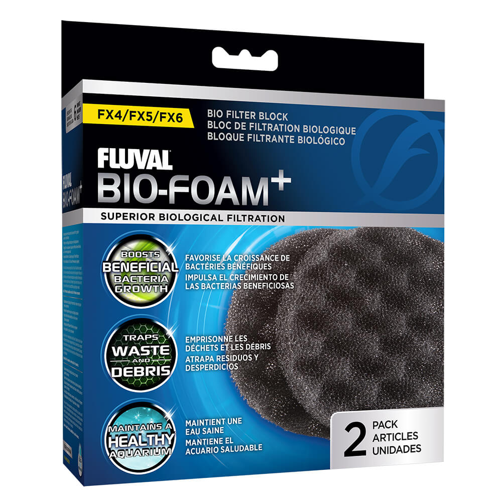 Fluval FX4/6 Bio-Foam Plus Filter Pads- 2 pack