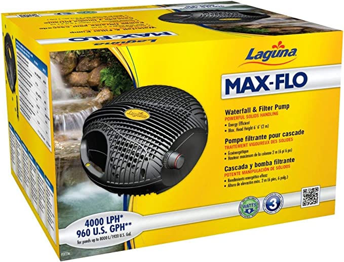 Laguna Max-Flo 960 Waterfall & Filter Pump - For ponds up to 1920 U.S. gal (7300 L)
