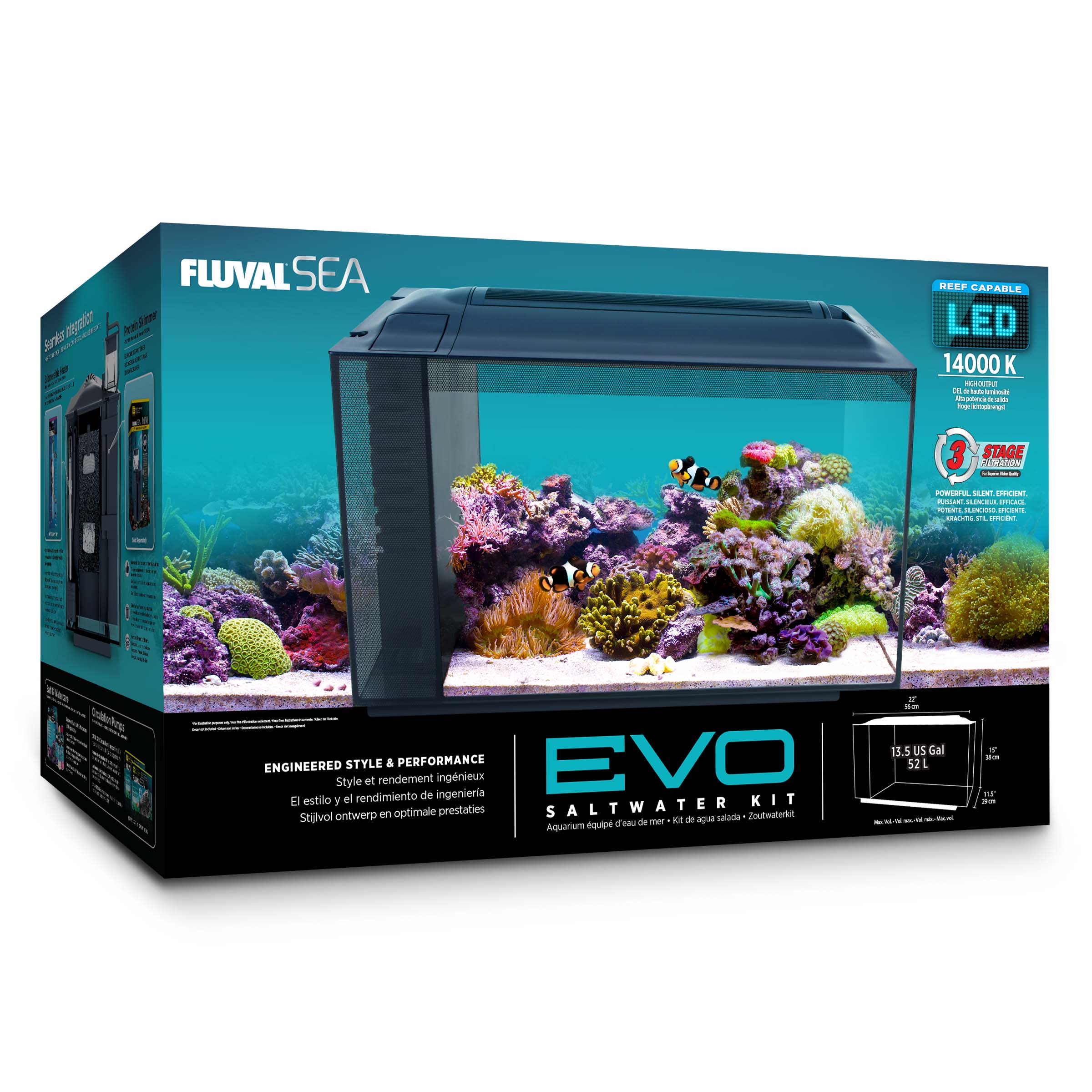 Fluval Sea EVO Aquarium Kit - 52 L (13.5 US gal)