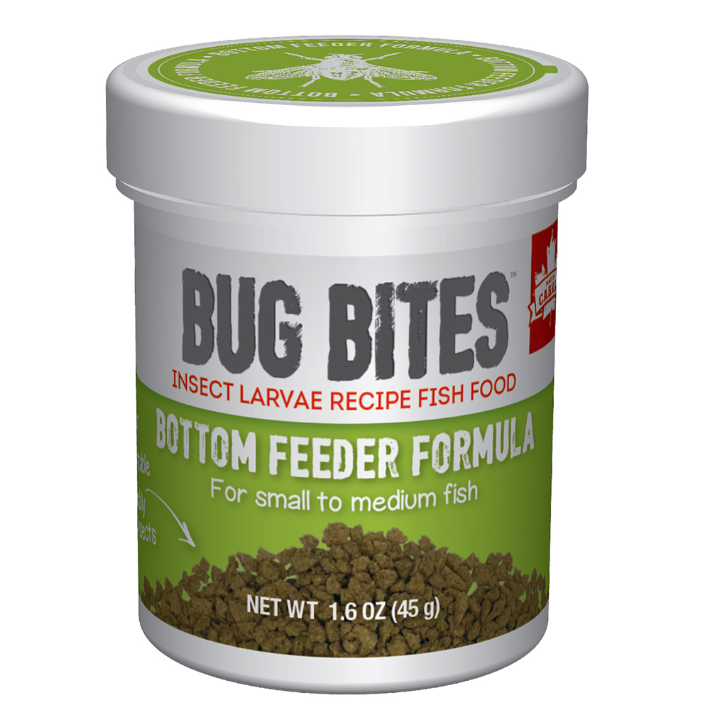 Fluval Bug Bites Bottom Feeder Granule S-M 1.6Oz