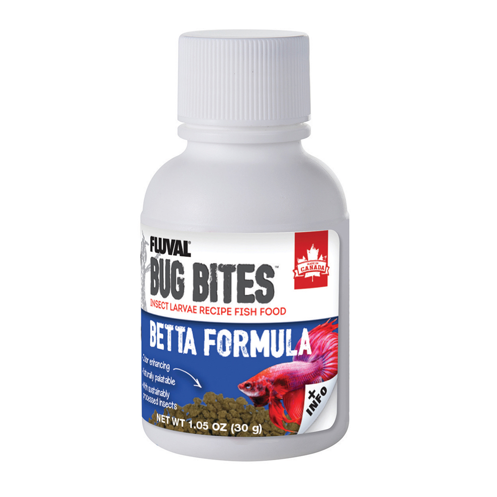 Fluval Bug Bites Betta Shrimp Micro Granules, 1.05 oz / 30 g
