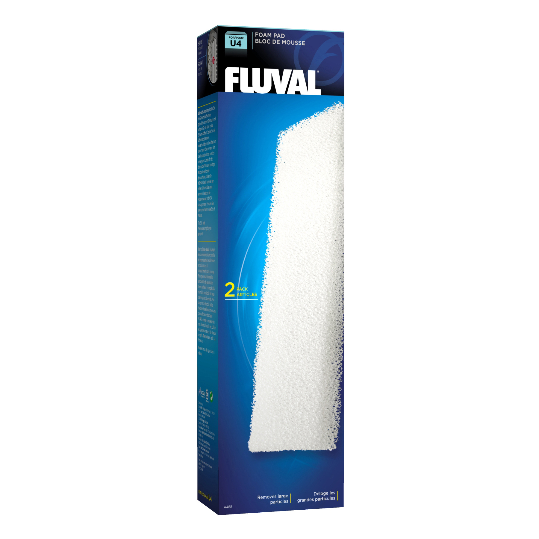 Fluval U4 Foam Pad - 2 Pack