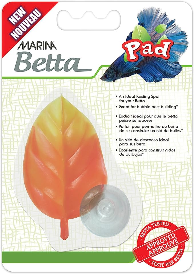Marina Betta Leaf Pad, Orange