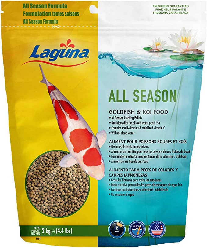 Laguna All Season Goldfish & Koi Floating Food - 2 kg (4.4 lb)