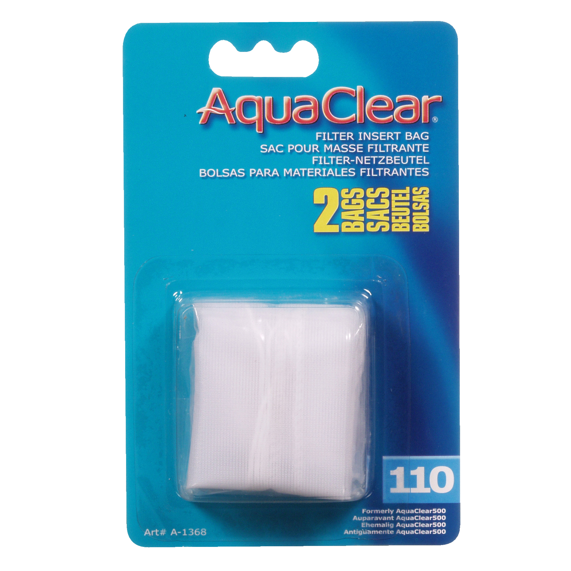 AquaClear Nylon Filter Media Bags for AquaClear 110 Power Filter, 2 pack